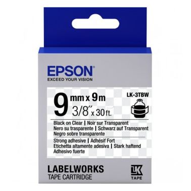 Epson C53S653006 (LK-3TBW) Ribbon, 9mm x 9m