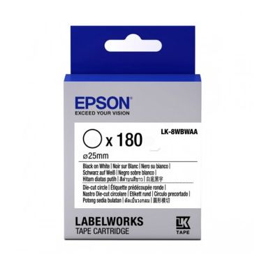 Epson C53S658901 (LK-8WBWAA) DirectLabel-etikettes, 25mm