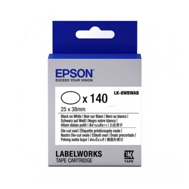 Epson C53S658902 (LK-8WBWAB) DirectLabel-etikettes, 25mm x 38mm