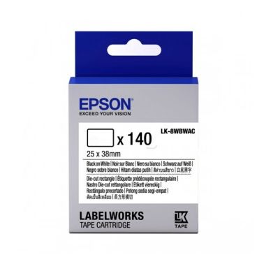 Epson C53S658903 (LK-8WBWAC) DirectLabel-etikettes, 25mm x 38mm