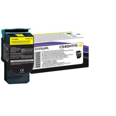 Lexmark C540H1YG Toner yellow return program, 2K pages ISO/IEC 19798 for Lexmark C 540/544/546