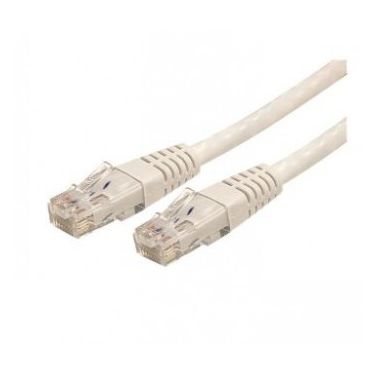 StarTech.com 7 ft Cat 6 White Molded RJ45 UTP Gigabit Cat6 Patch Cable - 7ft Patch Cord