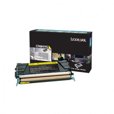 Lexmark C748H1YG Toner cartridge yellow return program, 10K pages ISO/IEC 19798 for Lexmark C 748