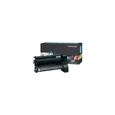 Lexmark C780A1CG Toner cartridge cyan return program, 6K pages/5% for Lexmark C 780/782