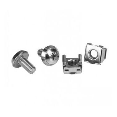 StarTech.com M6 Rack Screws and M6 Cage Nuts - 20 Pack