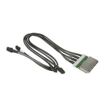 Supermicro 4-PORT EXT IPASS TO INT IPASS 0.85 m Black, Grey