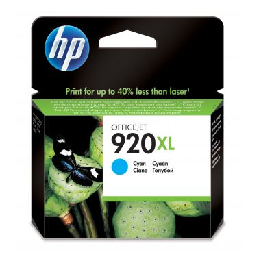 HP CD972AE/920XL Ink cartridge cyan high-capacity, 700 pages ISO/IEC 24711 6ml for HP OfficeJet 6000