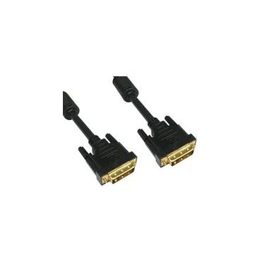 Cables Direct CDL-DV205 DVI cable 5 m DVI-D Black