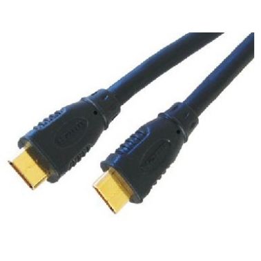 Cables Direct HDMI Mini C, 2m HDMI cable HDMI Type A (Standard) Black