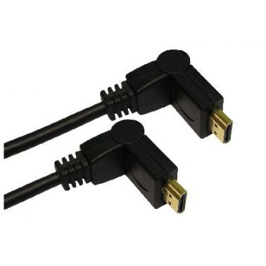 Cables Direct Swivel HDMI High Speed w/ Ethernet, 1.8m HDMI cable HDMI Type A (Standard) Black