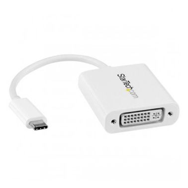 StarTech.com USB-C to DVI Adapter - White