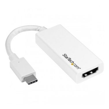 StarTech.com USB-C to HDMI Adapter - White - 4K 60Hz