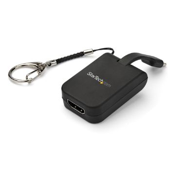 StarTech.com Portable USB-C to HDMI Adapter with Quick-Connect Keychain