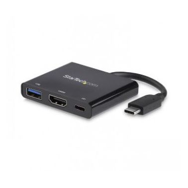 StarTech.com USB-C Multiport Adapter with HDMI - USB 3.0 Port - 60W PD - Black