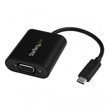 StarTech.com USB-C to VGA Adapter - with Presentation Mode Switch - 1920x1200