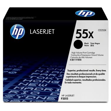 HP CE255X/55X Toner cartridge black high-capacity, 12.5K pages ISO/IEC 19752 for HP LaserJet P 3015