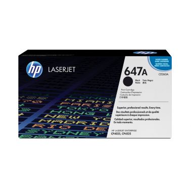 HP CE260A/647A Toner cartridge black, 8.5K pages ISO/IEC 19798 for HP CLJ CM 4540/CP 4025/CP 4520