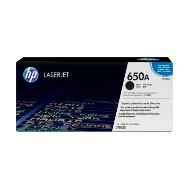 HP CE270A/650A Toner cartridge black, 13.5K pages ISO/IEC 19798 for HP CLJ CP 5525