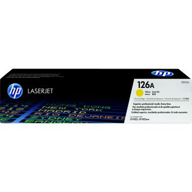 HP CE312A/126A Toner yellow, 1K pages ISO/IEC 19798 for HP LJ Pro CP 1025