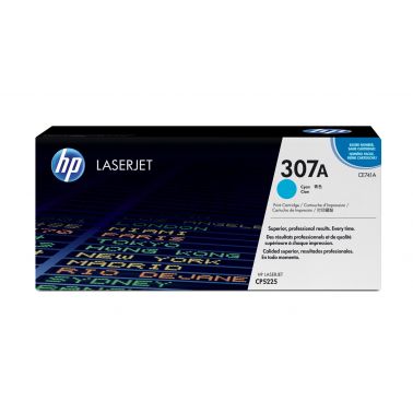 HP CE741A/307A Toner cartridge cyan, 7.3K pages ISO/IEC 19798 for HP CLJ CP 5220