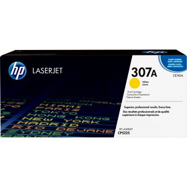 HP CE742A/307A Toner cartridge yellow, 7.3K pages ISO/IEC 19798 for HP CLJ CP 5220