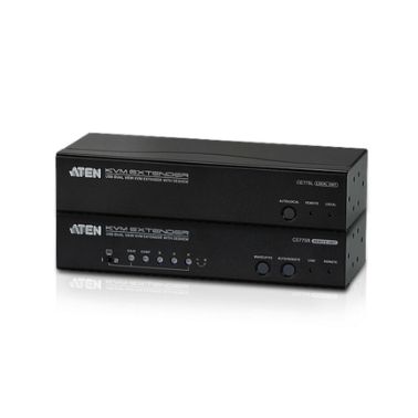 Aten CE775 AV extender AV transmitter & receiver Black