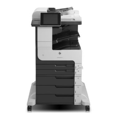 HP LaserJet Enterprise MFP M725z, Print, copy, scan, fax, 100-sheet ADF; Front-facing USB printing; 