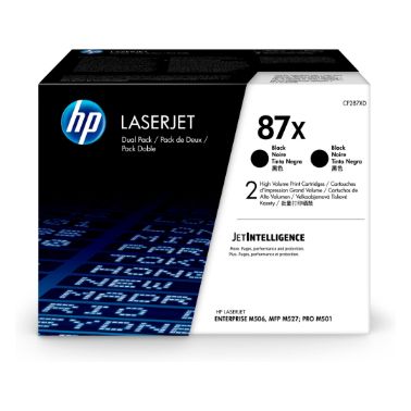 HP CF287XD/87X Toner cartridge high-capacity twin pack, 2x18K pages ISO/IEC 19752 Pack=2 for HP Lase