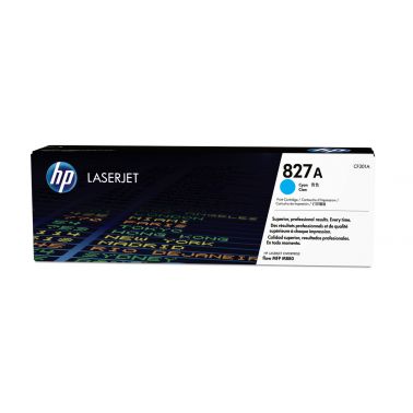 HP CF301A/827A Toner cyan, 32K pages ISO/IEC 19798 for HP Color LaserJet M 880