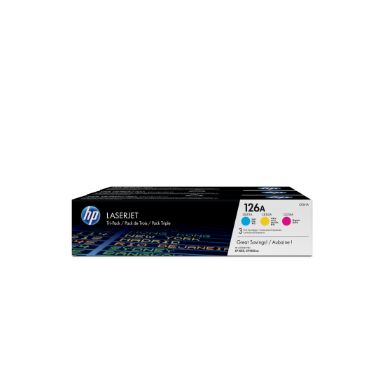 HP CF341A/126A Toner Rainbow-Kit (c,m,y), 3x1K pages ISO/IEC 19798 Pack=3 for HP LJ Pro CP 1025