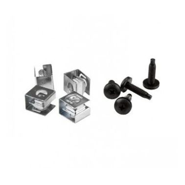 StarTech.com Server Rack Screws and Clip Nuts - 10-32 - Rack Mount Screws and Slide-On Cage Nuts - 50 Pack