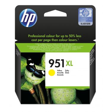 HP CN048AE/951XL Ink cartridge yellow high-capacity, 1.5K pages ISO/IEC 24711 17ml for HP OfficeJet Pro 8100/8610/8620