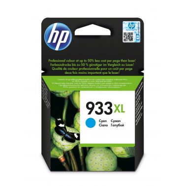 HP CN054AE/933XL Ink cartridge cyan high-capacity, 825 pages ISO/IEC 24711 8,5ml for HP OfficeJet 6100/7510/7610