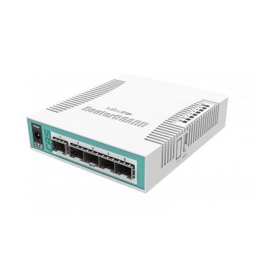 Mikrotik CRS106-1C-5S network switch Gigabit Ethernet (10/100/1000) White Power over Ethernet (PoE)