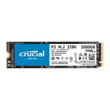 Crucial P2 M.2 2000 GB PCI Express 3.0 NVMe