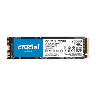 Crucial P2 M.2 250 GB PCI Express 3.0 NVMe