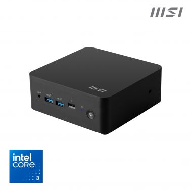 MSI Cubi NUC 1M Intel Core 3 100U (14th Gen) Barebone, NUC, SFF, Mini Computer, HTPC, (NO RAM, NO Storage, NO OS), UHD Graphics/DDR5/Dual ThunderBolt 4/Dual HDMI/Dual LAN/WiFi 6E/BT 5.3/VESA