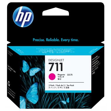 HP CZ135A/711 Ink cartridge magenta 29ml Pack=3 for HP DesignJet T 520