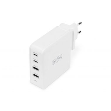 Digitus 4-Port Universal USB Charging Adapter, USB-C™ / USB A, 100 W, GaN