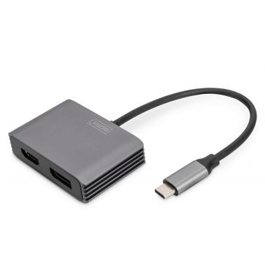 Digitus USB Type-C™ 4K 2-in-1 DisplayPort + HDMI Graphics Adapter