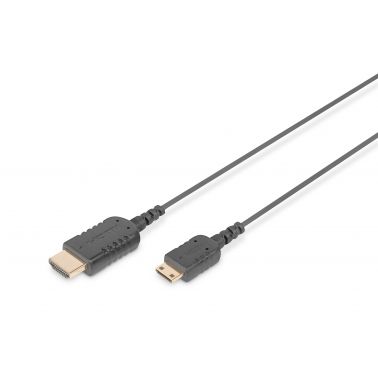 Digitus HDMI High Speed connection cable, type C- A, HighFlex