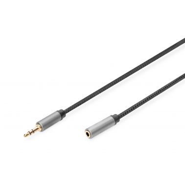 Digitus Audio Extension Cable, 3.5 mm jack to 3.5 mm socket