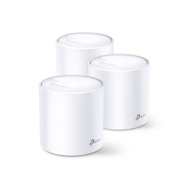 TP-LINK DECO X60 (3-PACK) wireless router Gigabit Ethernet Dual-band (2.4 GHz / 5 GHz) White