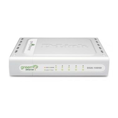 D-Link 5-Port 10/100/1000 Desktop Switch Unmanaged