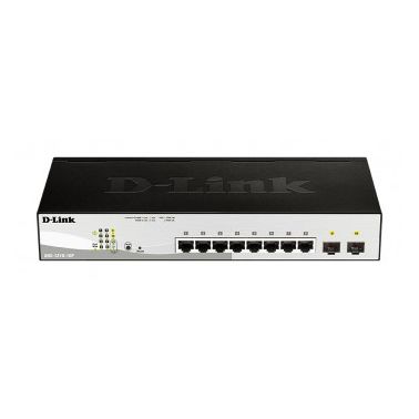 D-Link DGS-1210-10P network switch Managed L2 Gigabit Ethernet (10/100/1000) Black 1U Power over Ethernet (PoE)