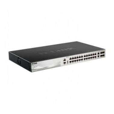 D-Link DGS-3130-30TS Managed L3 Gigabit Ethernet (10/100/1000) Black,Grey