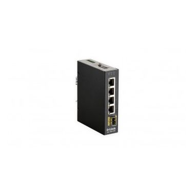 D-Link DIS‑100G‑5SW Unmanaged L2 Gigabit Ethernet (10/100/1000) Black
