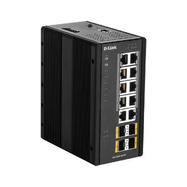 D-Link DIS-300G-14PSW Managed L2 Gigabit Ethernet Power over Ethernet (PoE) Black