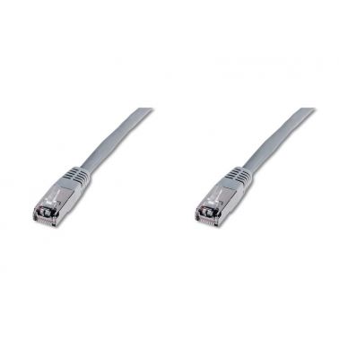 Digitus CAT 6, S-FTP, AWG 26/7, 1 m networking cable Grey Cat6 S/FTP (S-STP)