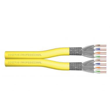 Digitus Cat.7A S/FTP, installation cable, 100 m, duplex, Dca-s1a d1 a1